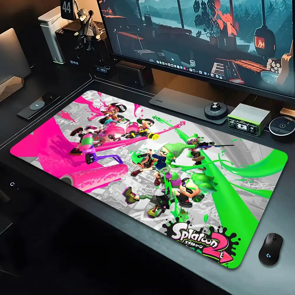 G-Game Splatoon коврик для мыши с HD-печатью Большой HD Офисный Компьютерный клавиатуры и