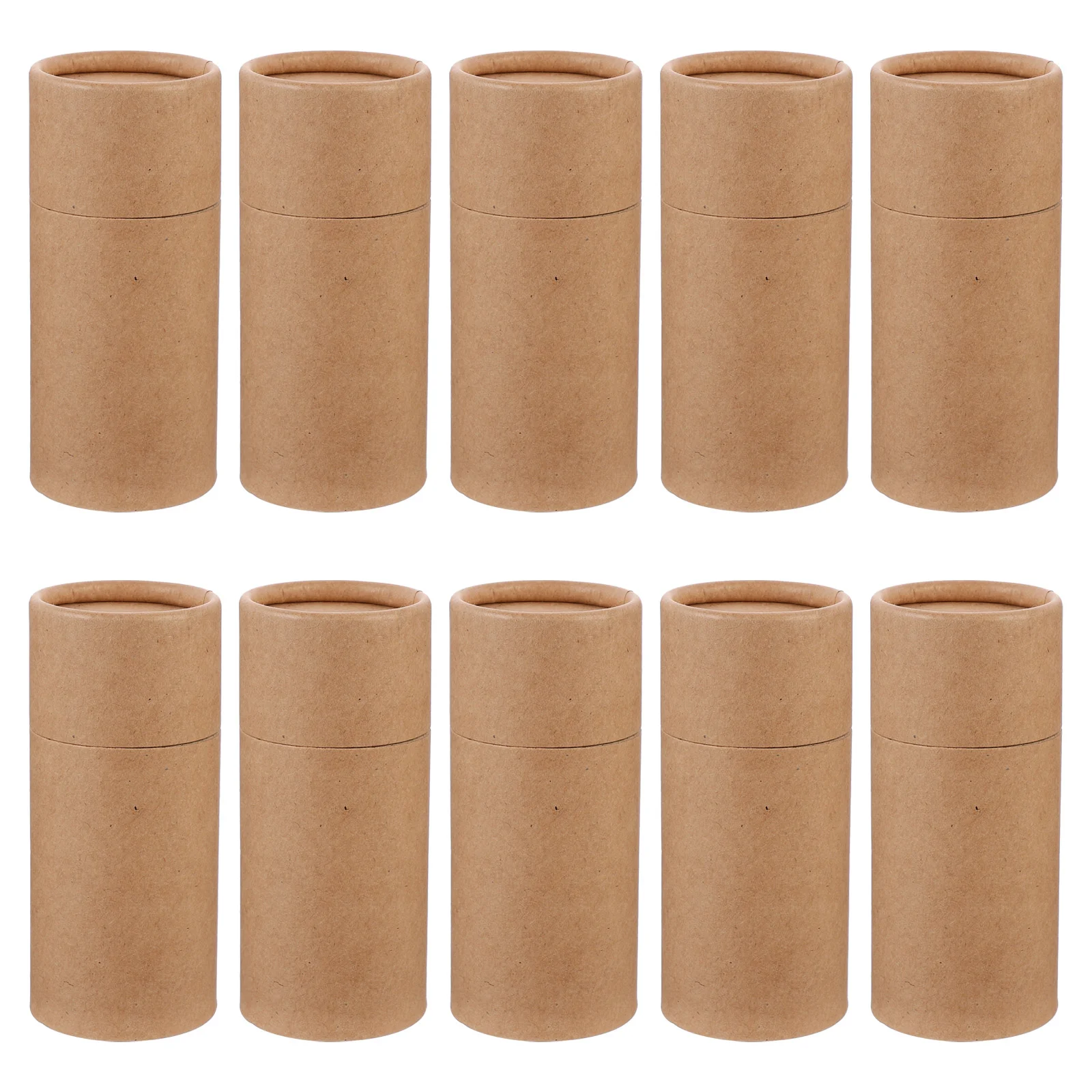 

10pcs Cardboard Chapstick Containers Lotion Jars Tube Making Tube Roller Bottle Tube Box