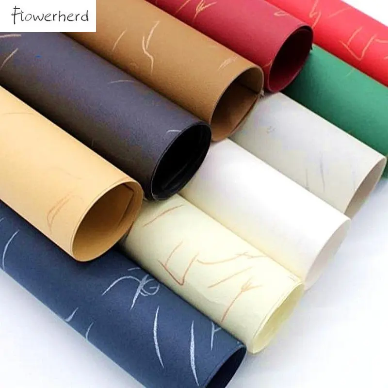 

3pcs 787x540mm Thicken Gift Flower Bouquet Wrapping Paper Gift Box Wrapping Gold Silver Pearlescent Packaging Wapper 120g Paper