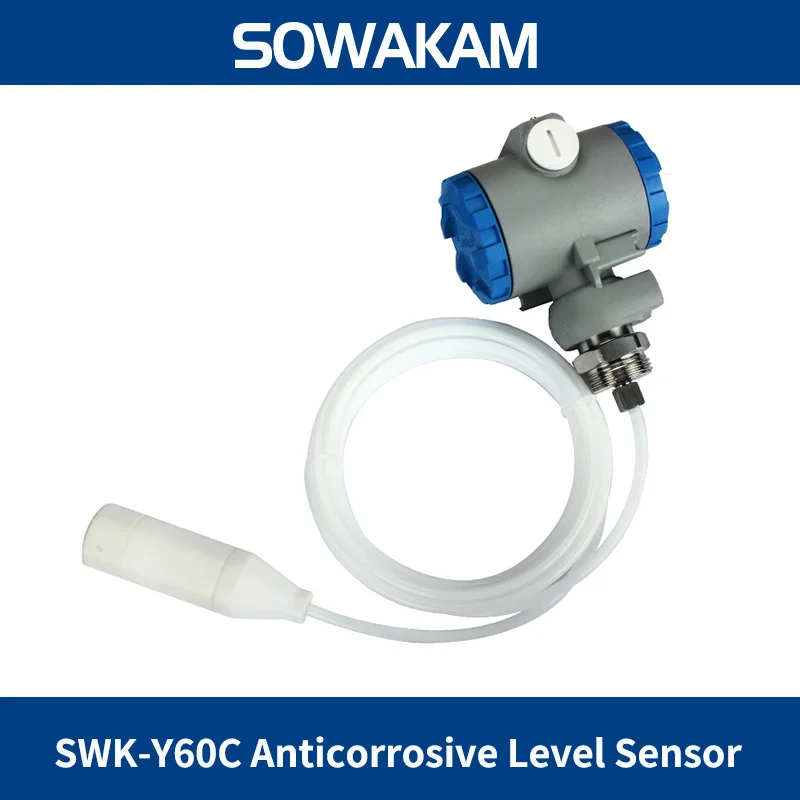 

PTFE Anticorrosive Level Sensor 4-20mA Diesel Acid Level Transmitter Petrol Fuel Tank Level Sensor Tanks Sea Water Level Meter