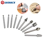 10 шт. титановый Dremel маршрутизатор для древесины вращающийся фрезерный роторный напильник для деревообработки резьбы резные ножи резец инструменты