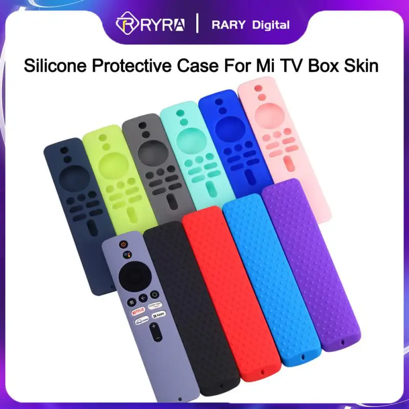 

RYRA Covers For Xiaomi Redmi TV Box Skin Wifi Remote Control Case Silicone Shockproof Protector Case Cover For Mi TV Stick 1080P