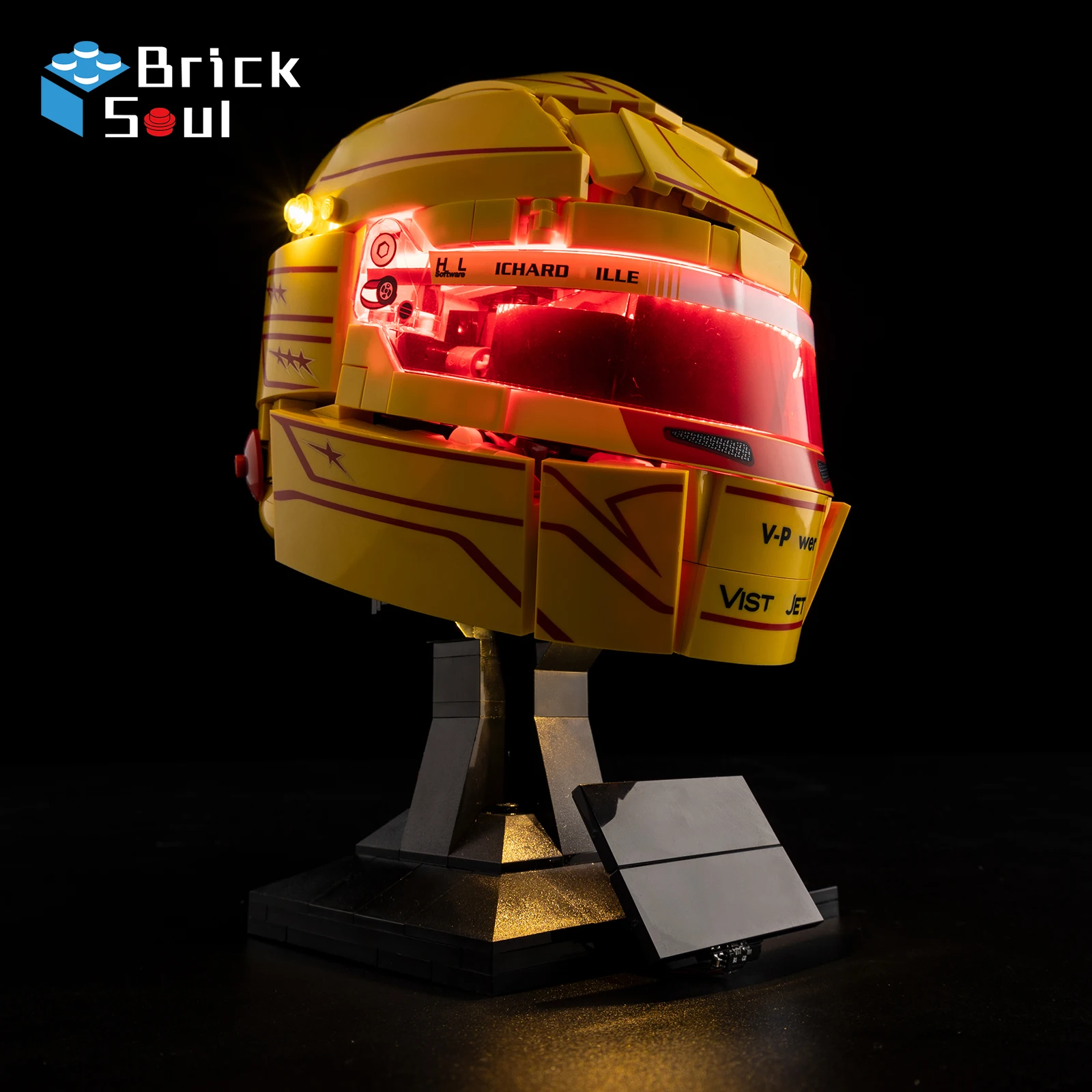 Фото Комплект светодиодной подсветки EASYLITE для конструкторов LEGO McLaren Mastercard F1 Team Lando Norris Helme 43014 43017 43022 43023 №3