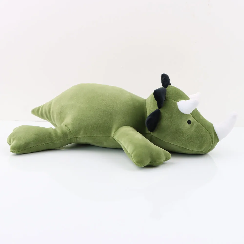 1pcs 40cm Dinosaur Weighted Plush Game Doll Stuffed Animal Cushion Soft Green Dino Toy Kawaii Pillow Children Kid Birthday Gift