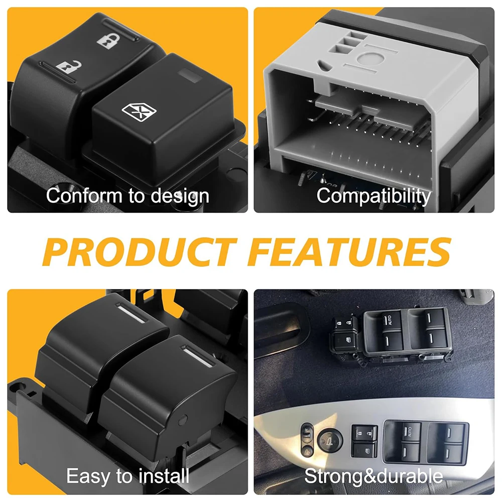 Кнопка переключения главного окна питания 35750-TA0-A02 35750-TB0-H01 для Honda Accord EX LX 2008 2009 2010