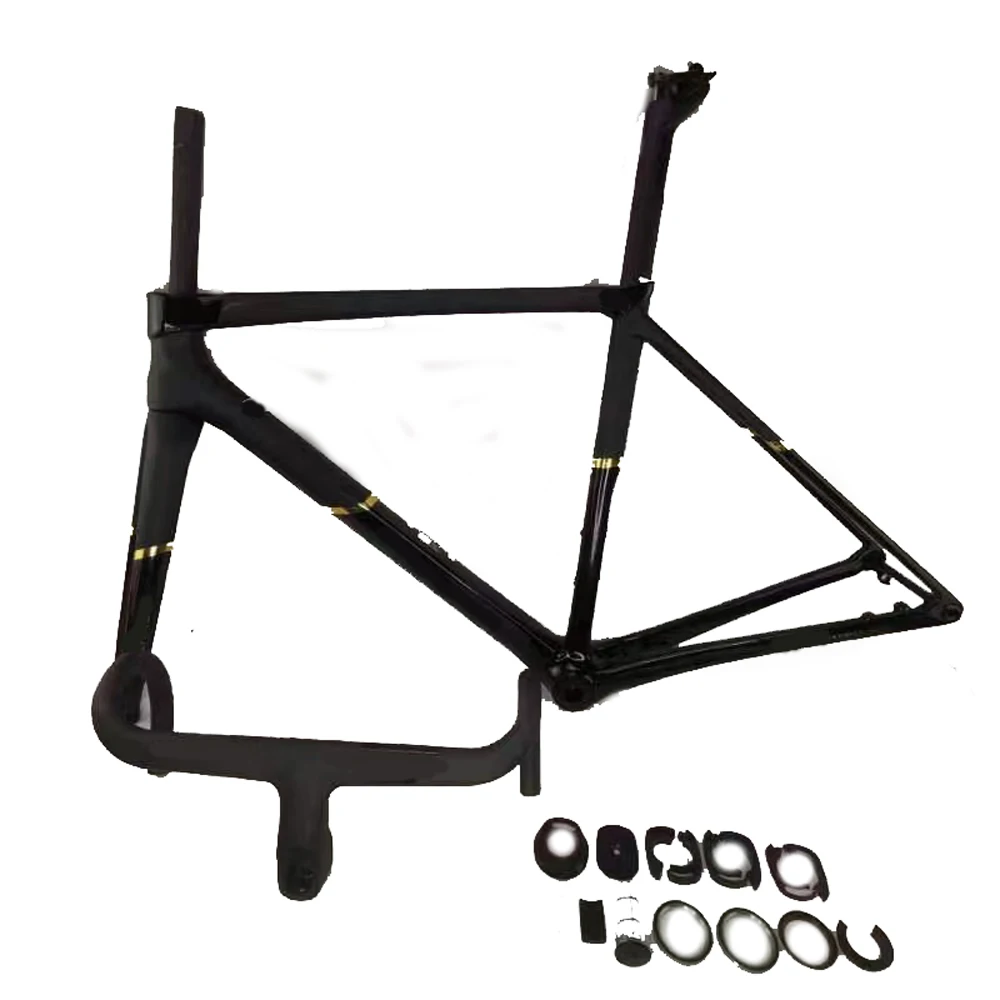 Carbon Frame With Handlebar Disc Brake Carbon Bike Frameset 