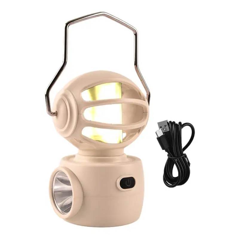 

Camping Lantern Rechargeable Dual Lights Outdoor Tent Light Waterproof And Lightweight Type-C Rechargeable Camping Lamps
