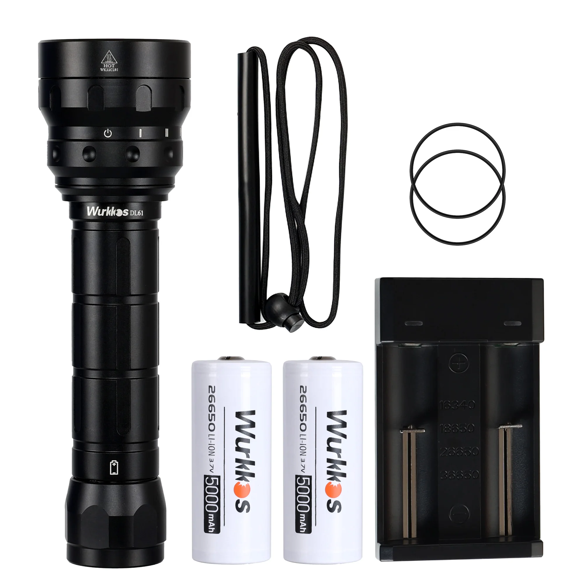 Фонарик для дайвинга 26650 лм X Cree XPL2 |