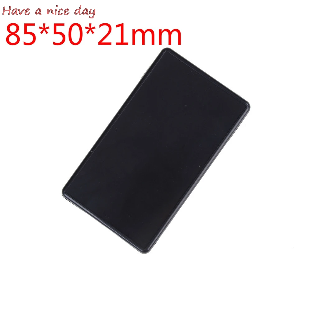 

85x50x21mm Waterproof Black diy Housing Instrument Case Plastic Electronic Project Box Electric Supplies