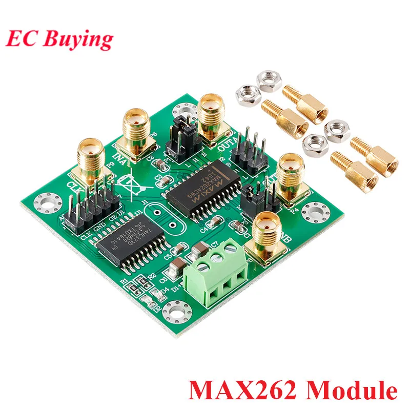 

MAX262 module Programmable Filter Module Switched capacitor filter Bandpass/Highpass/Lowpass Programmable Center Frequency