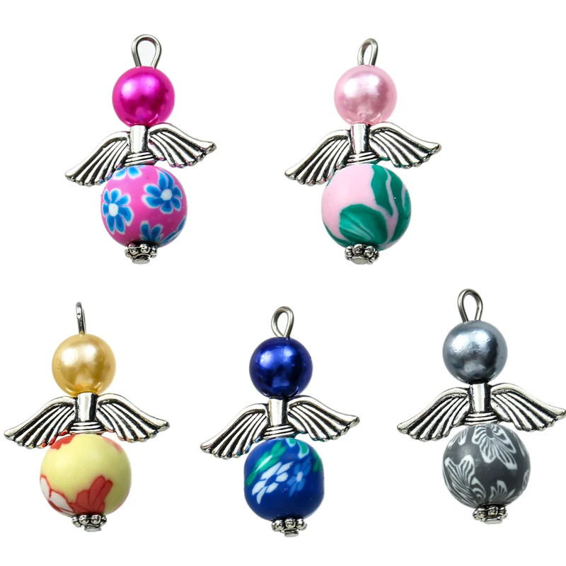 

10 шт./лот Разноцветные Подвески в виде крыльев Ангела, подвеска «сделай сам», серьги, ожерелье для изготовления ювелирных изделий, аксессуар...