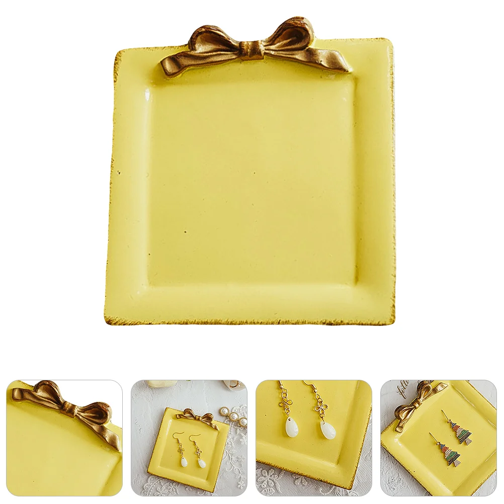 

Tray Dish Jewelry Trays Photo Trinket Ring Retro Props Developing Earring Vanity Necklace Storage Bowl Blank Bracelet Key