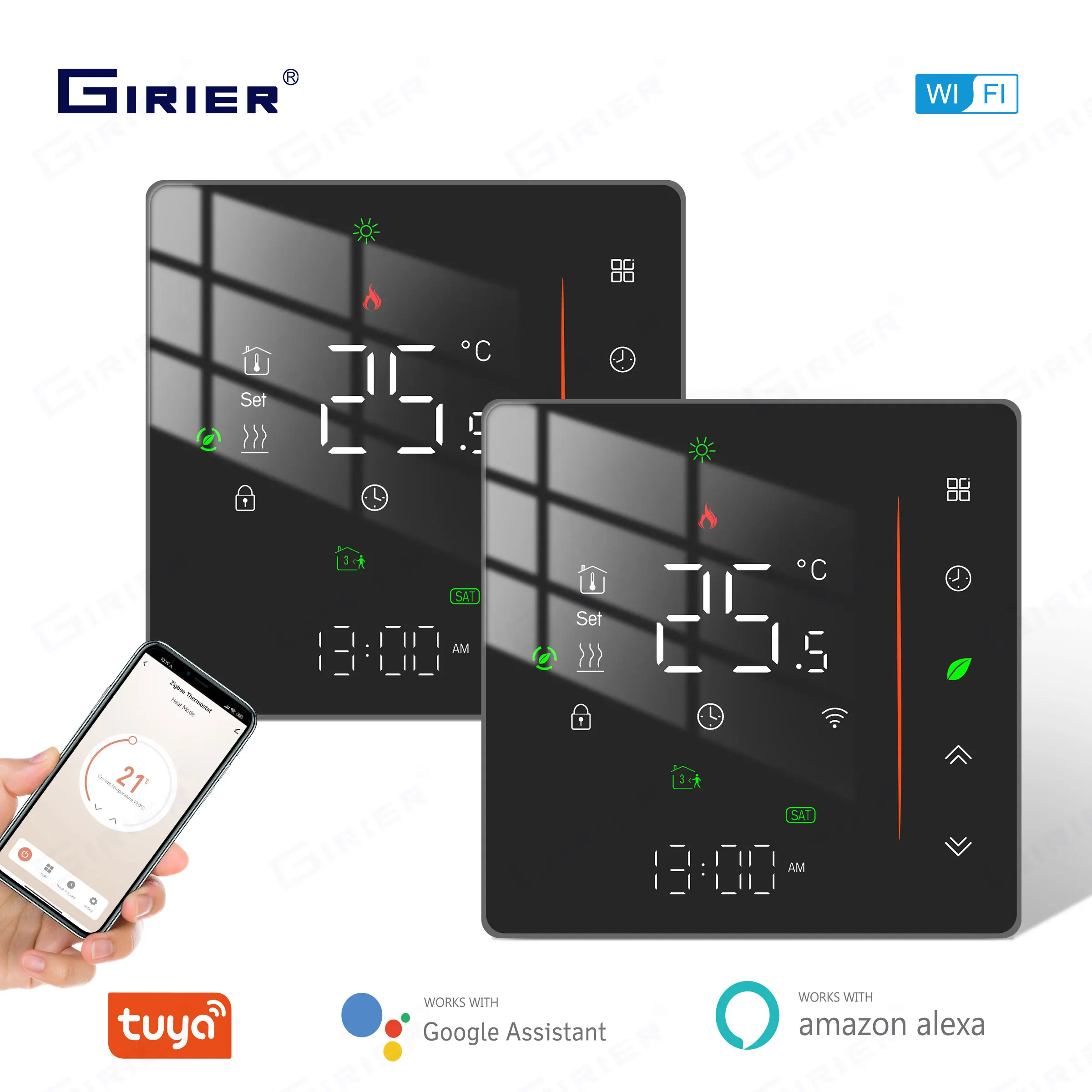 For Electric/water Heating/gas Water Boiler Smart Home Temperature Controller Works Alexa Hey Google