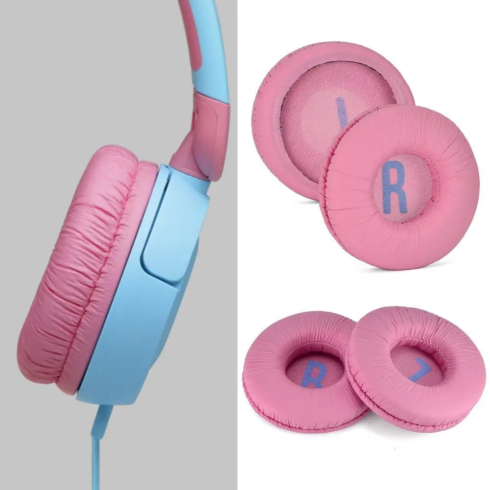 

1 Pair of Headphone Pads Soundproof Breathable Kids Headphone Pads Replacement JR300 JR300BT JR310 Kids