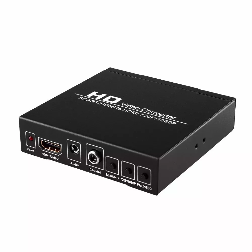 

Full HD 1080P SCART HDMI-compatible to HDMI-compatible Converter Digital High Definition Video Konverter EU/US Plug Adapter