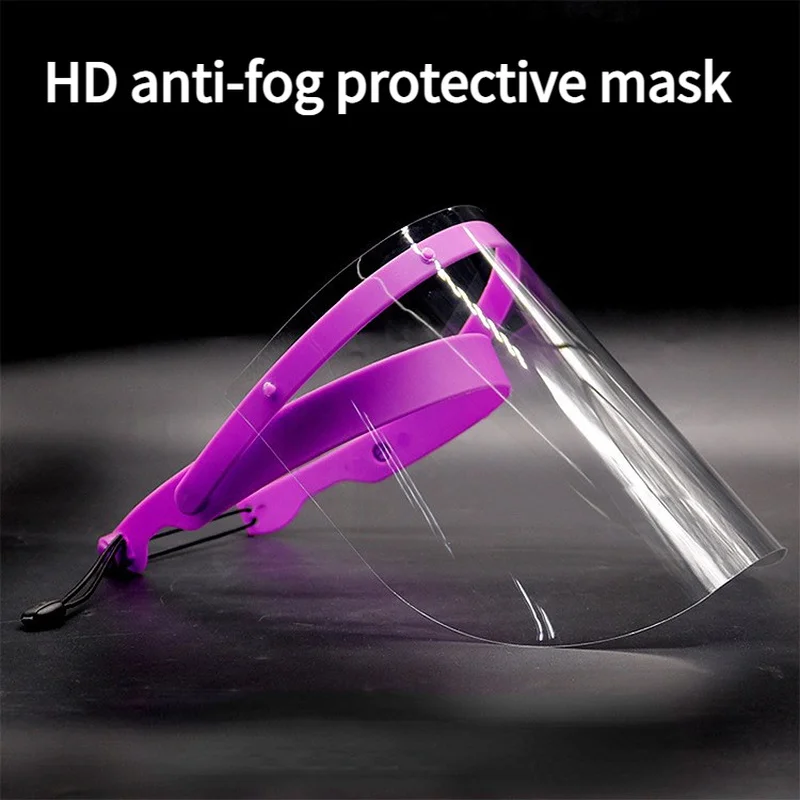 Anti-splash Face Shield Transparent Goggles Screen Mask Visor Eye Protection Glasses Anti-fog Protective Face Mask Kitchen Tools