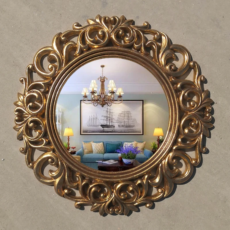 

Makeup Wall Mirror Decorative Frame Nordic Small Round Mirrors Salon Decoraciones Para Habitacion Home Decor For Living Room