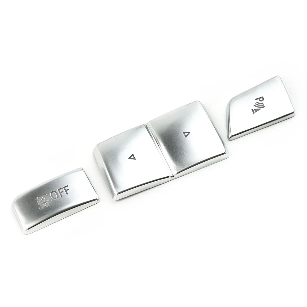 

Silver Buttons Decorative Cover Trim ABS Accessories Chrome For BMW 5 Series F10 F07 F18