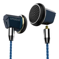 smabat super one dynamic driver flat head earphone iem earbuds headphones earphones