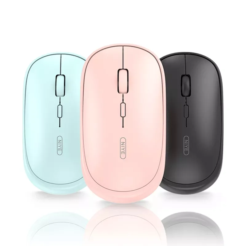 

Wireless Mouse 2.4GHz USB Pink Mouse Silent Mute Mouses 1600 DPI Adjustable Ergonomic Mice For Laptop PC Computer Home Office