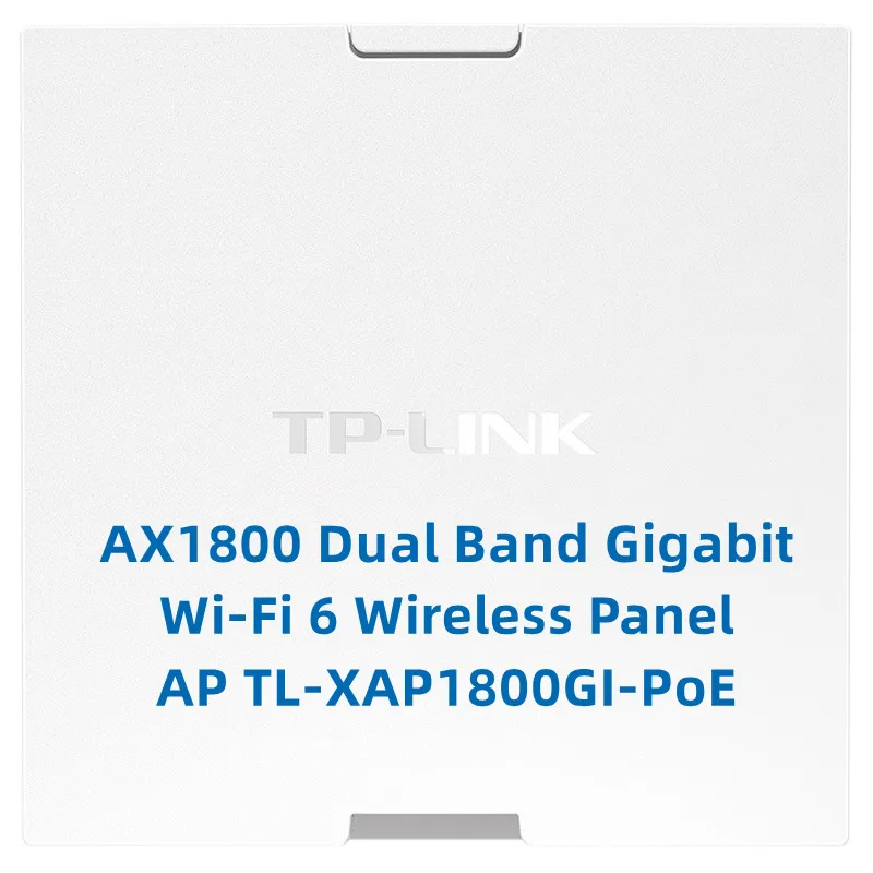 

Tp-Link AX1800 Dual Band Gigabit Wi-Fi 6 Wireless Panel AP TL-XAP1800GI-PoE 11AX 2.4G/5G 86 Shell PoE Fat and Thin APP