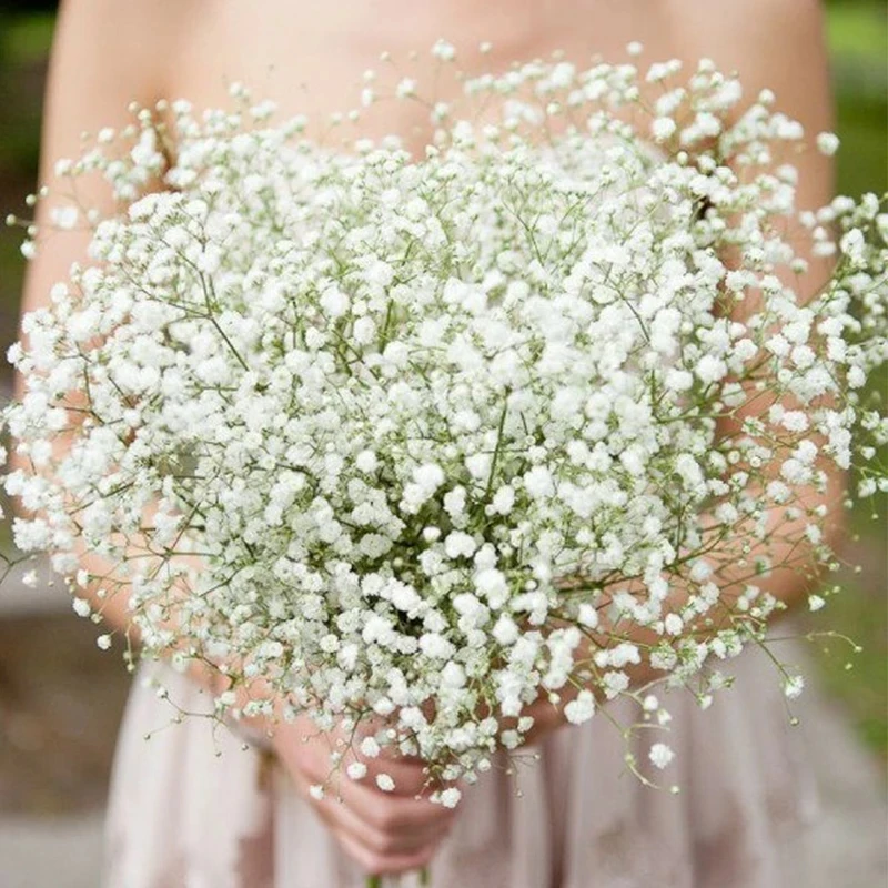 

52cm 90 Heads Artificial Flowers Gypsophila DIY Floral Bouquets Arrangement For Wedding Home Office Decor Plastic Fake Flowers
