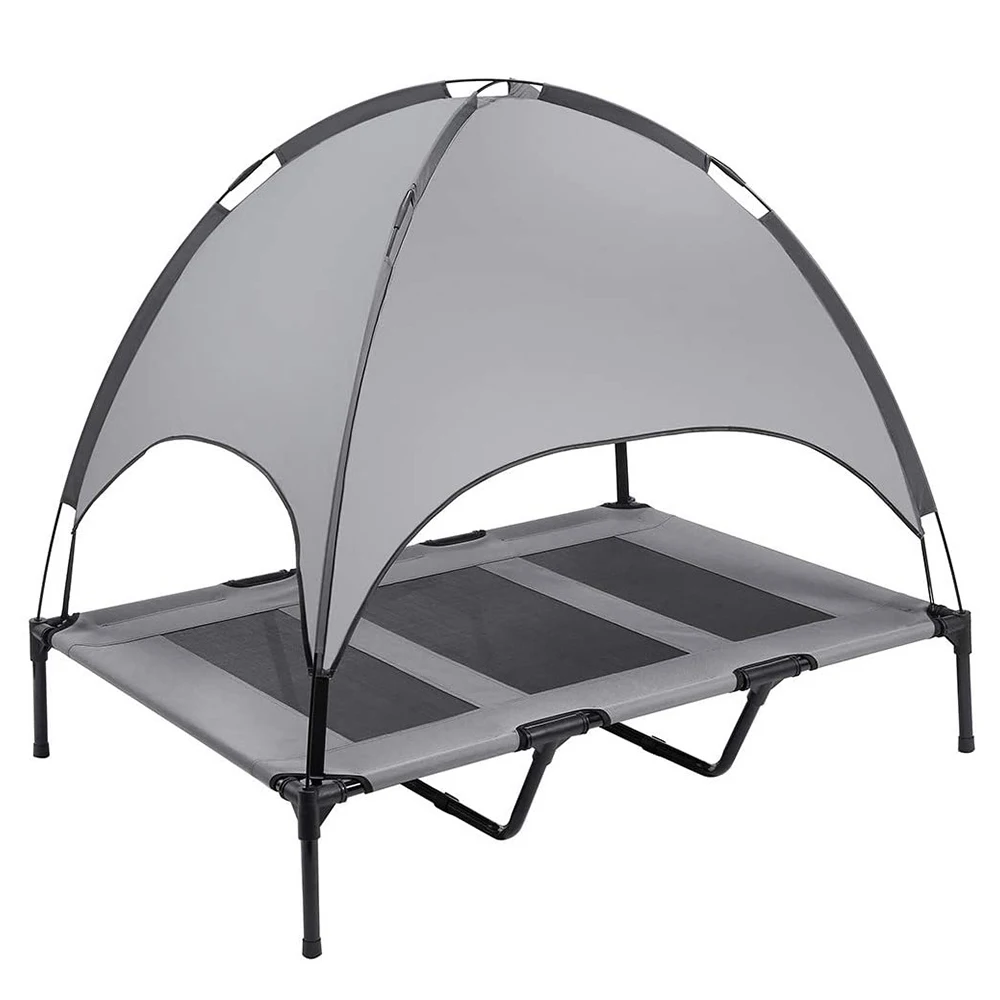 

Outdoor Washable Waterproof Pet Camp Bed Tent Portable Elevated Dog Bed with Removable Cover