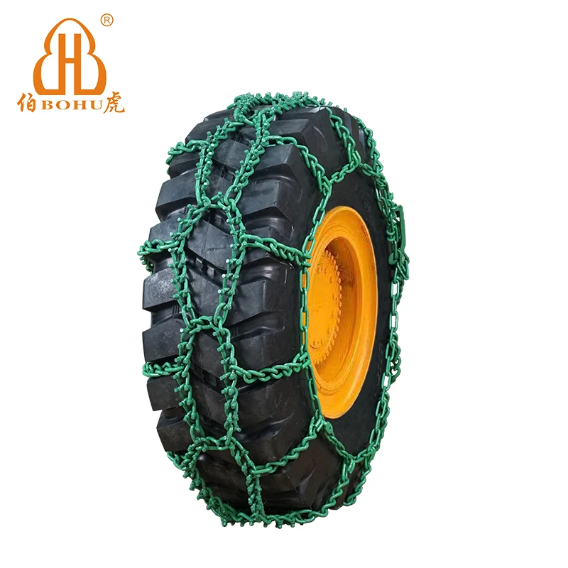 

BOHU Alloy Steel Heavy Duty Forestry Skidder Forging Forklif Forestry Wheel Track Chain Tire Protection Snow Chain