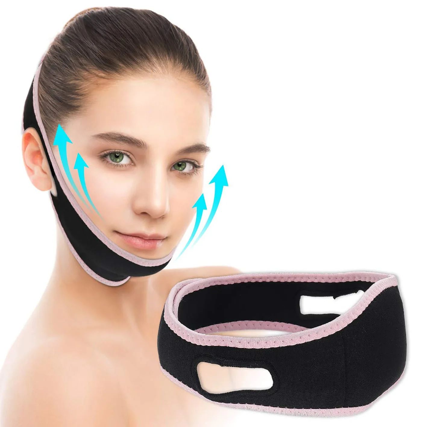 

Delicate Facial Thin Face Mask Slimming Bandage Skin Care Belt Shape And Lift Reduce Double Chin Face Mask Face Thining Band