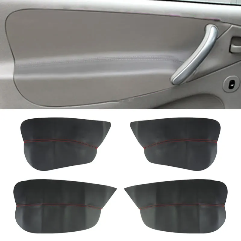 

For Citroen Xsara Picasso 4pcs Microfiber Leather Interior Door Armrest Panel Cover Protective Trim