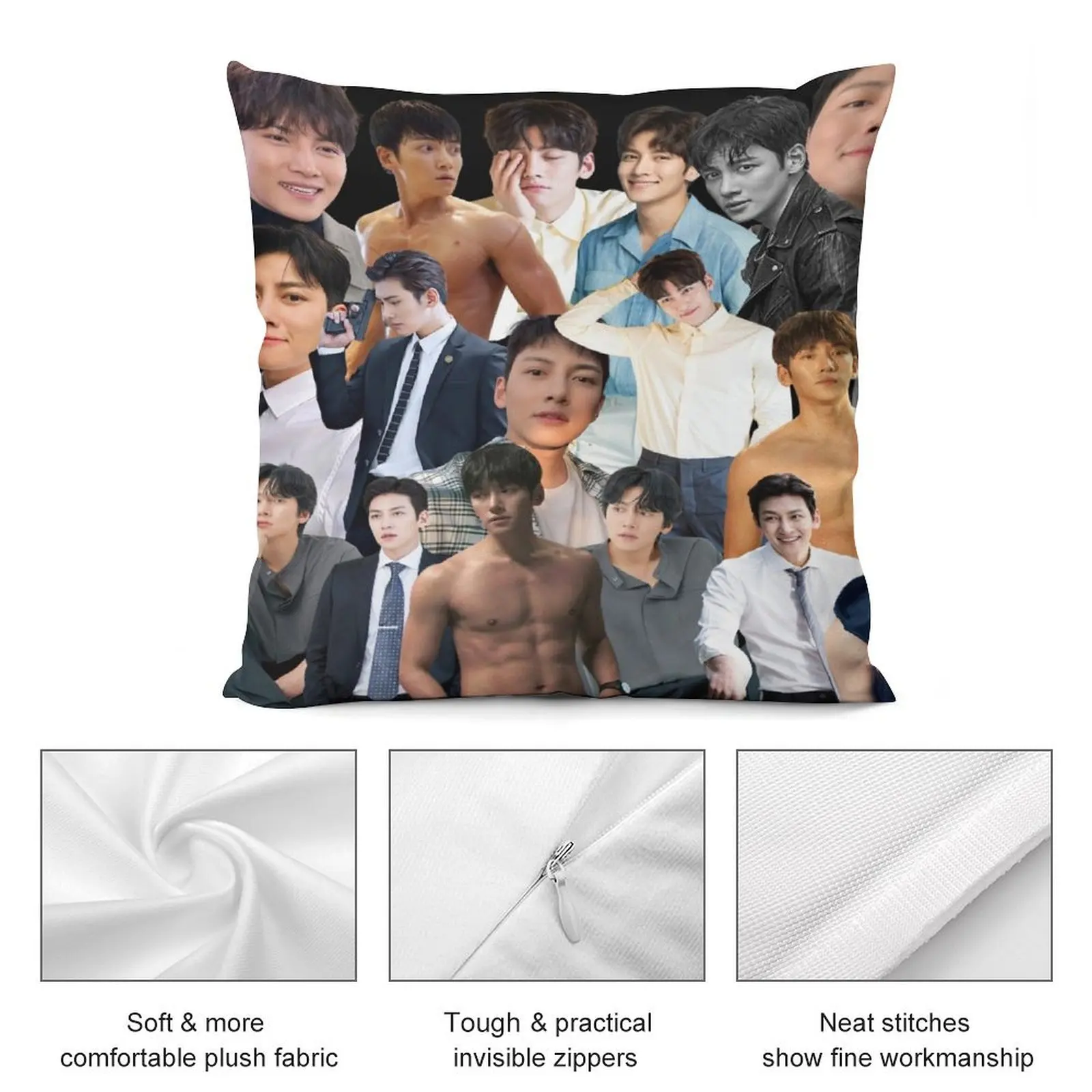 Ji Chang-wook Декоративные диванные подушки для фотоколлажа