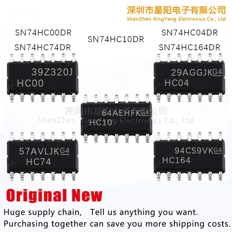 New original SN74HC10DR SN74HC00DR SN74HC164 / SN74HC74 / SN74HC04DR