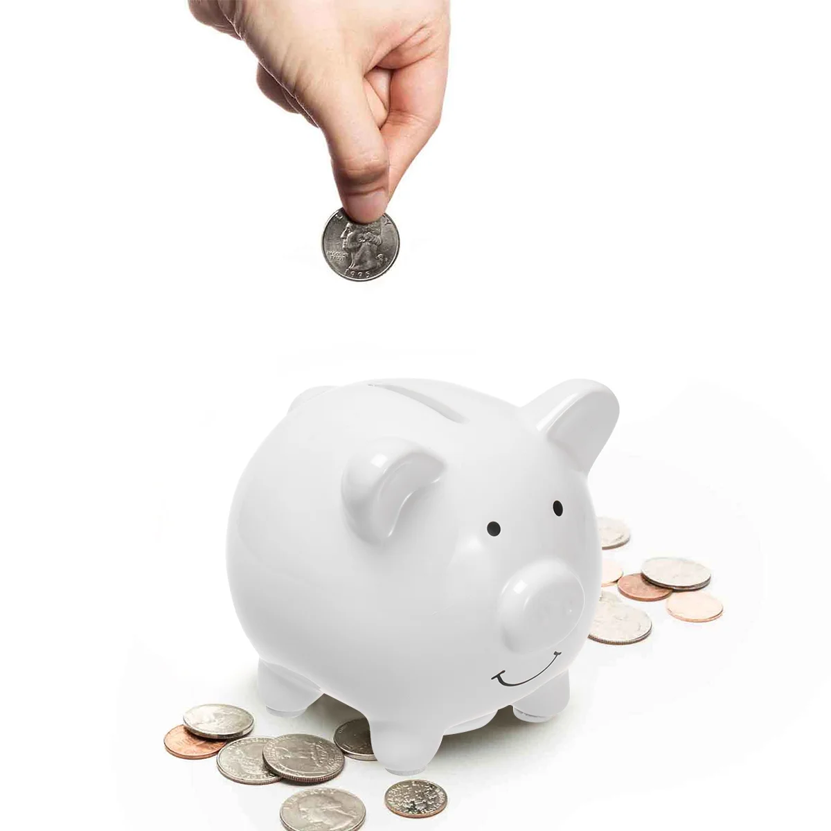 

Bank Piggy Moneycoin Saving Adults Kids Banks Digital Ceramic Boxanimal Children Pot Cartoon Counting Girls Desktop Childcherish