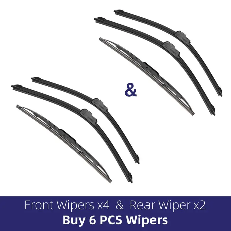 

Для LAND ROVER Discovery 3 4/LR3 LR4 2004-2016 автомобильные передние и задние щетки стеклоочистителей стеклоочистителей авто лобовое стекло 22 "+22" + 16 2015