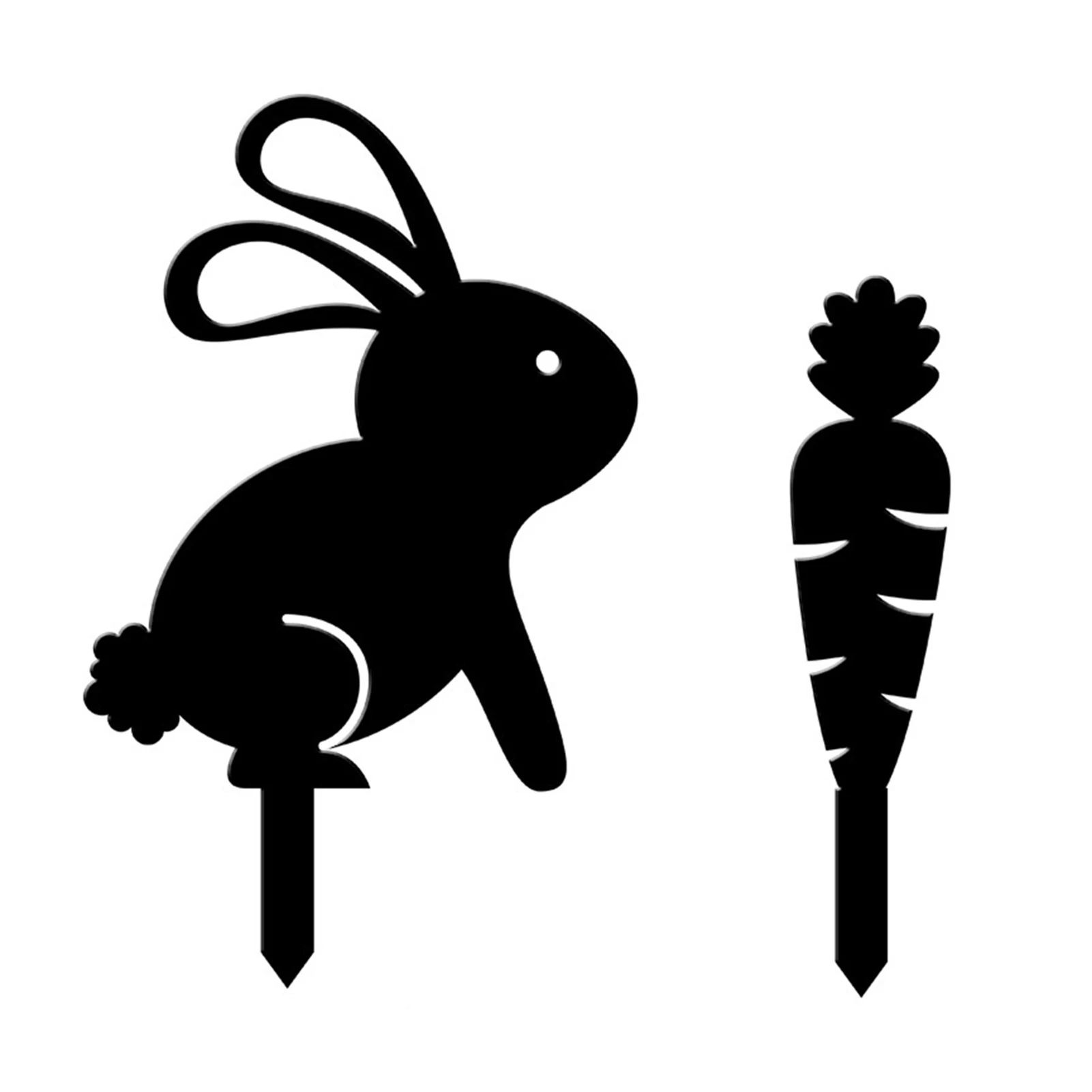 

Пасхальный кролик, гофрированный ярдовый знак, декоративный Пасхальный кролик, дорожные маркеры для улицы, двор, газон, сад
