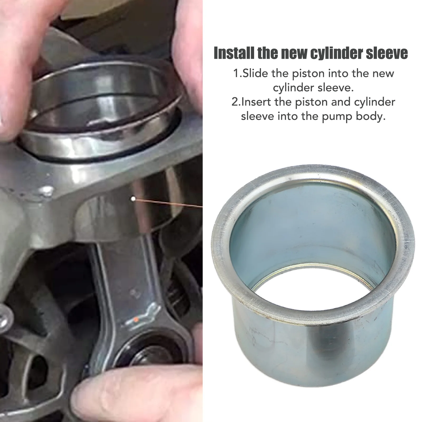 Комплект колец цилиндра воздушного компрессора металлический сплав прочное