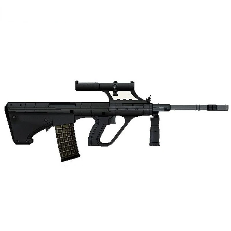 

78cm Jedi Survival Steyr Aug Rifle 3D Paper Model Weapons Firearms Hand Drawing Toys
