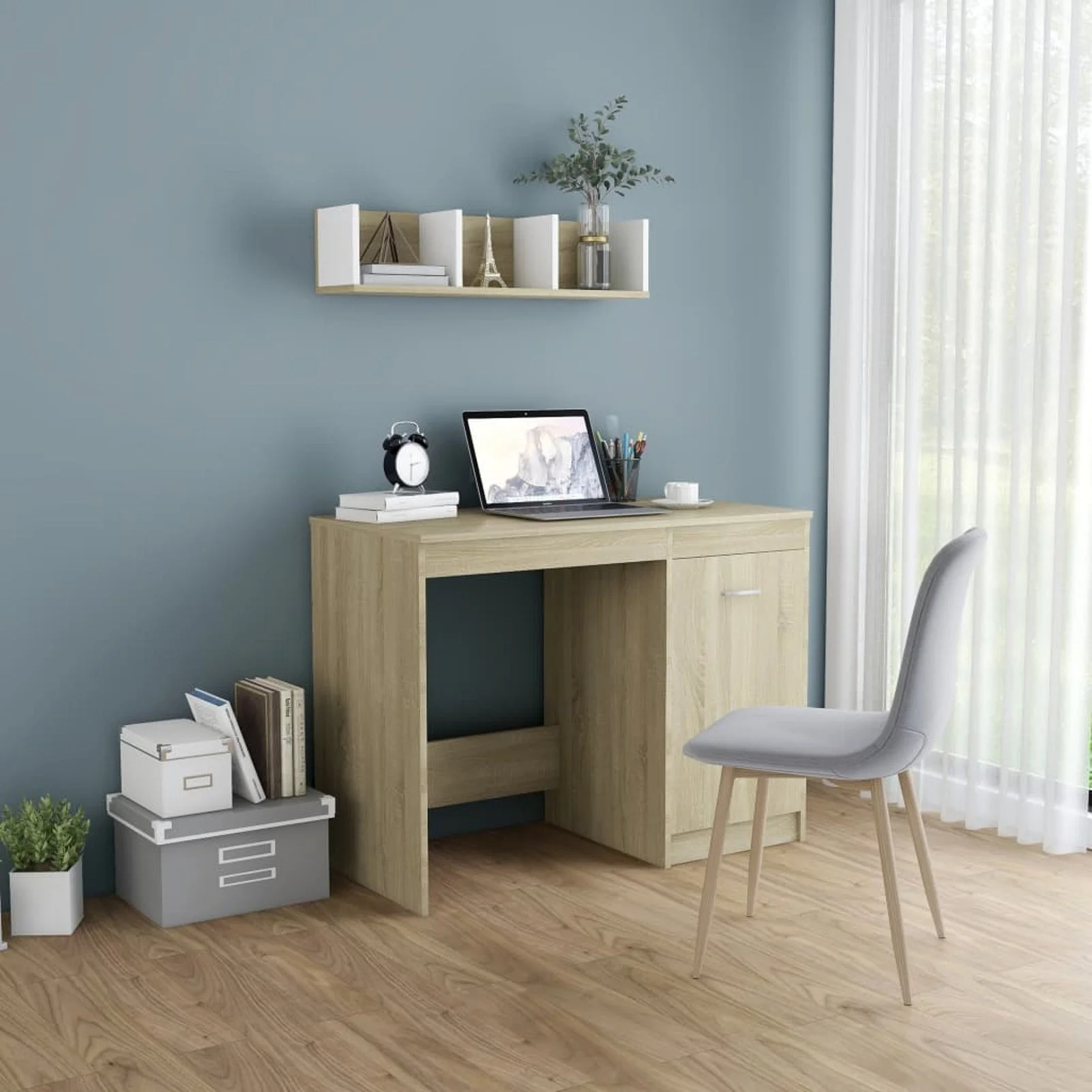 

Desk Gray 39.4"x19.7"x29.9" Chipboard