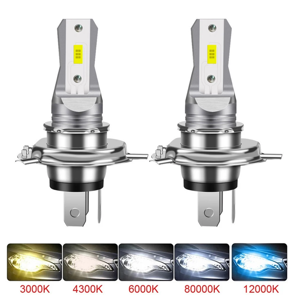 

2Pcs H4 H7 LED Car Fog Light Headlight H11 H8 H9 H1 H3 9005 9006 Hb3 Hb4 LED Bulbs Auto Driving Running Lamps 20000LM 12V 24V