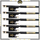 5 шт., бант из углеродного волокна для скрипки 44, бант для скрипкискрипки с эбеновым покрытием, аксессуары для скрипки