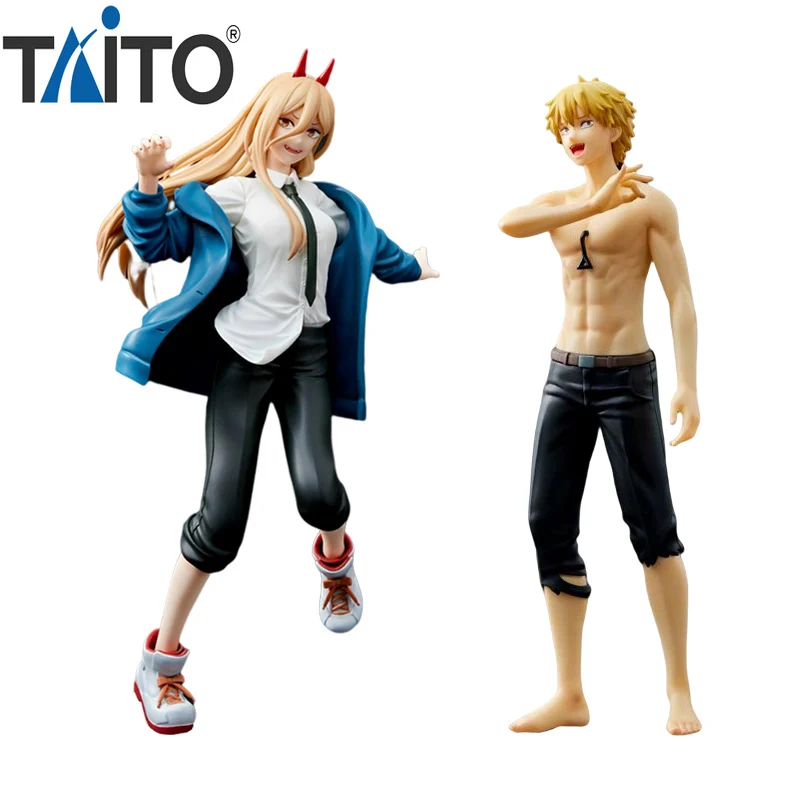 

[Предварительная продажа] TAITO оригинальные Аниме фигурки бензопилы Denji POWER PVC, экшн-фигурки, коллекция моделей