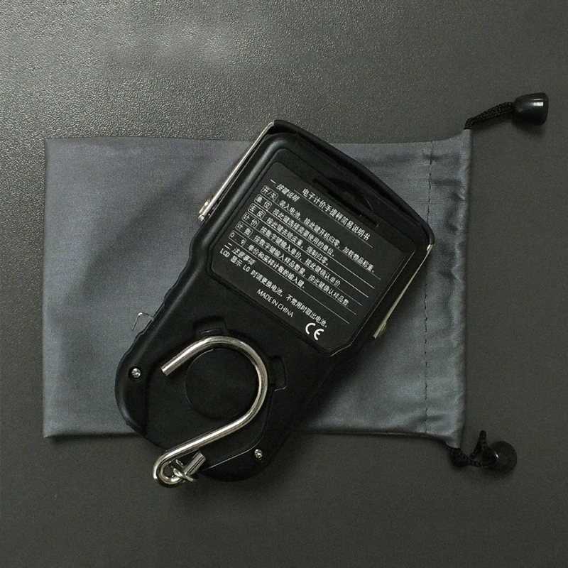 Рыболовные весы с рулеткой и крючком 110 фунтов/50 кг подвесные Прямая поставка