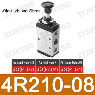 

Пневматический переключатель HV-02 03 04 HV200B, ручной клапан, ручной ключ управления Пневматическим регулирующим клапаном 5/2 Way 4H210 Valve 4R210 08 4H310