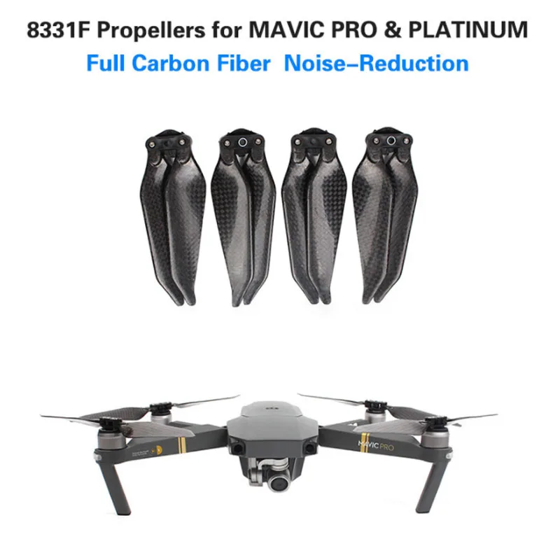 

New Arrival 8331F Foldable Low-Noise Propellers Full Carbon Fiber 8331 Propeller for DJI MAVIC PRO & Platinum Drone Accessories