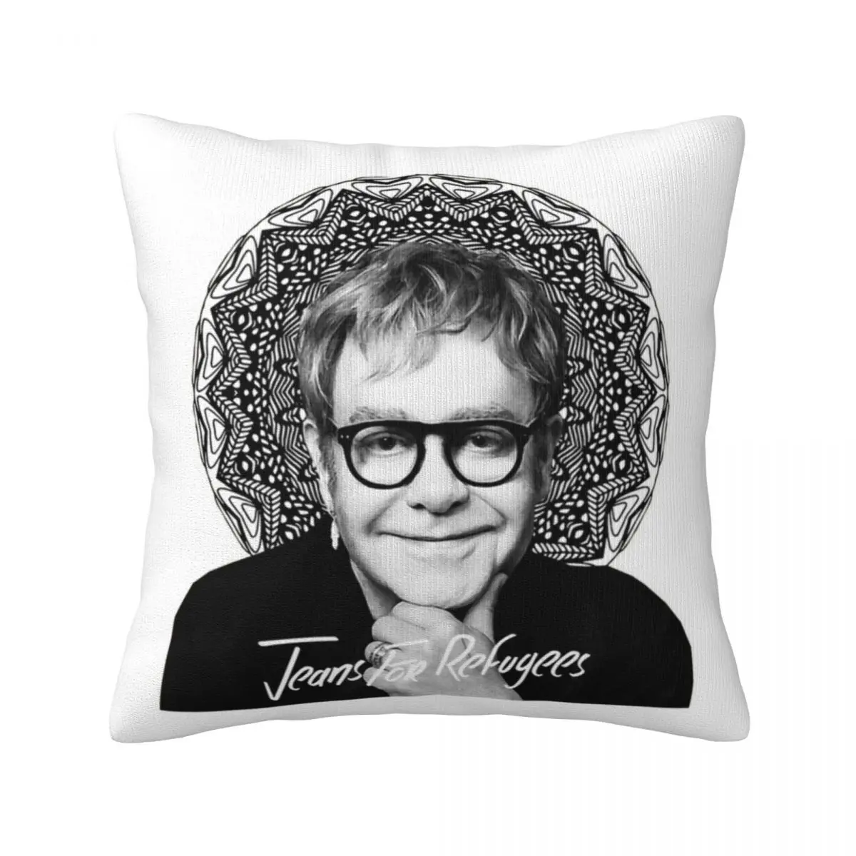 

Чехол для подушки Elton John Galaxy, летняя Милая наволочка из полиэстера на молнии для дивана