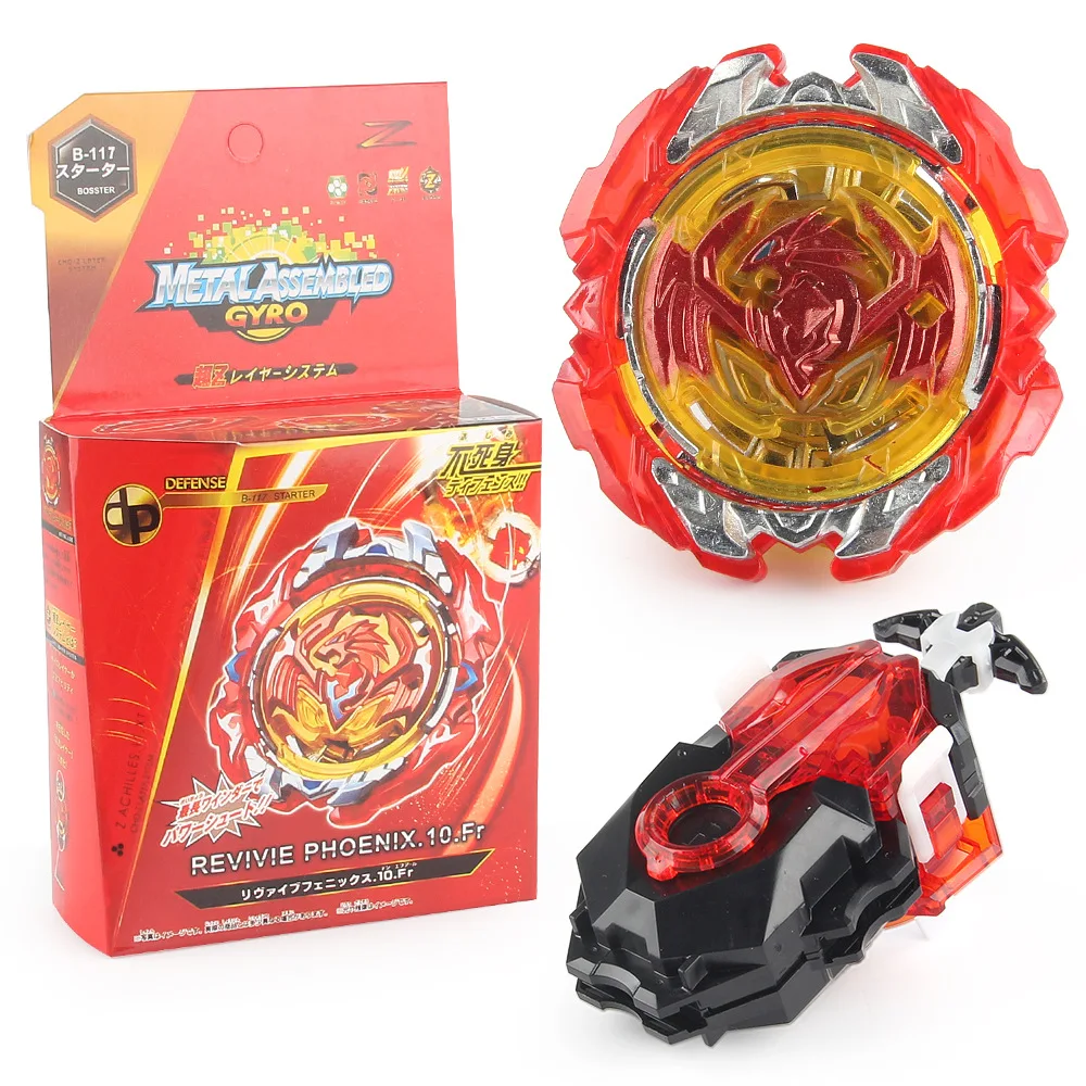 

Набор пускового устройства Beyblade Burst B117 Super Z Starter возбуждающий Phoenix.10.Fr вращающийся верх вращающийся гироскоп аналогичный для детей