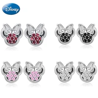 disney mickey mouse earrings luxury jewelry cute personality cartoon ear studs party wedding accessories birthday jewelry gifts