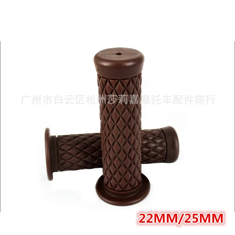 Мотоциклетные ручки 7/8 дюйма, 22 мм, 24 мм, в стиле ретро