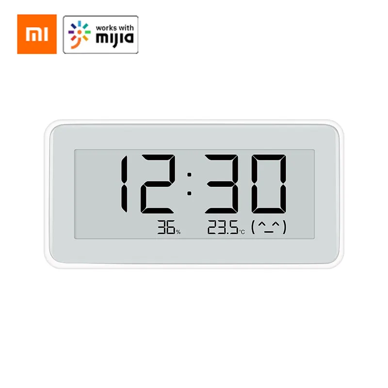 

Электронный термометр и гигрометр Xiaomi Mijia Pro BT4.0, беспроводные умные электронные часы с ЖК-дисплеем, инструмент для измерения температуры