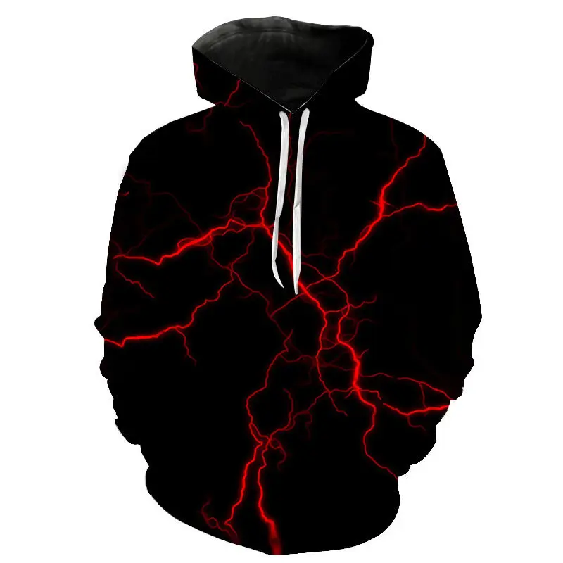 

Lightning 3D Printed Hoodies Men Women Sweatshirts Casual Jumpers Long Sleeved Boys Girls Street Wear Cool Tops